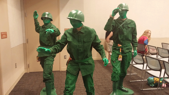 Toy Soldiers at Phoenix Comicon.