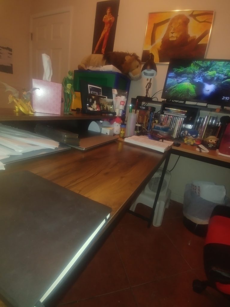 New desk space